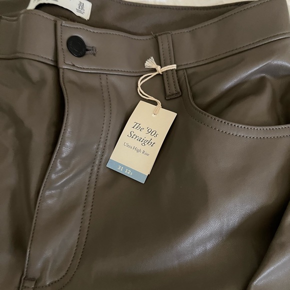 Abercrombie Leather Pants - Picture 2 of 4